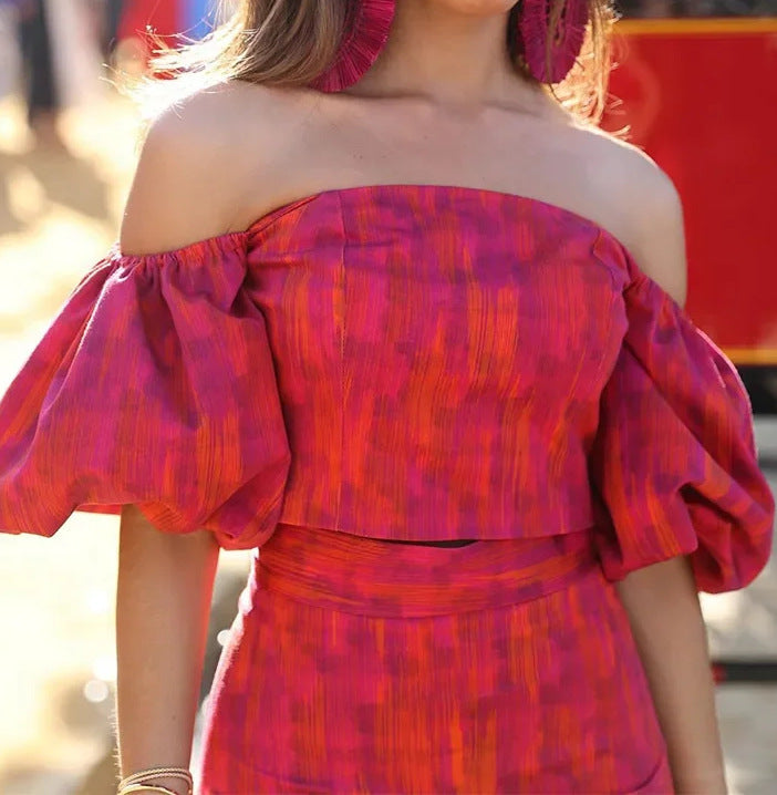 Elegant Bandeau One-shoulder Dress